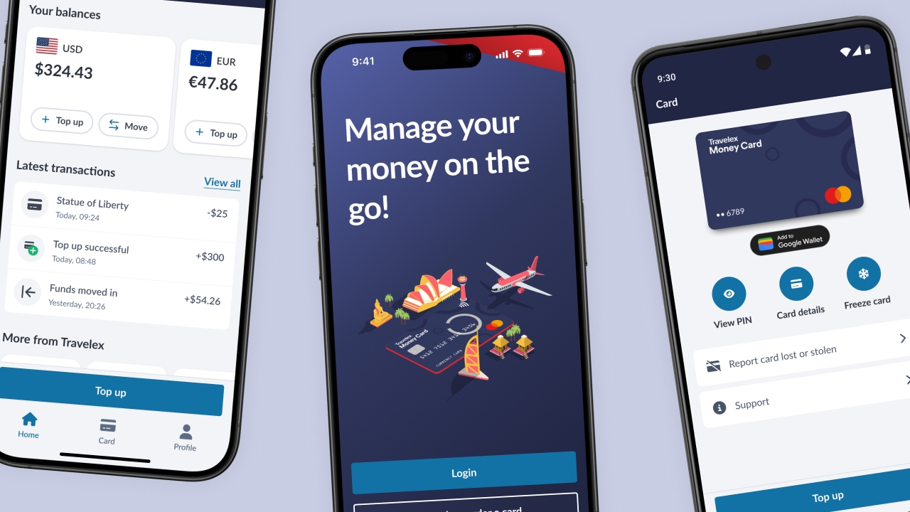 Travelex Money Card app